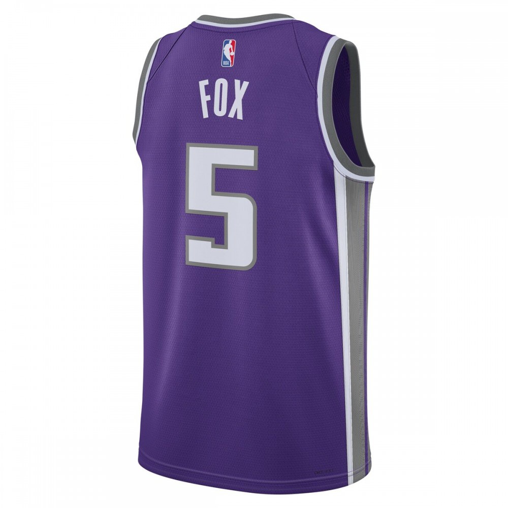 De'Aaron Fox Sacramento Kings Unisex 2022/23 Swingman Jersey - Icon Edition - Purple-Pro Kit Vault | Brand New 26/27 Sports Jerseys